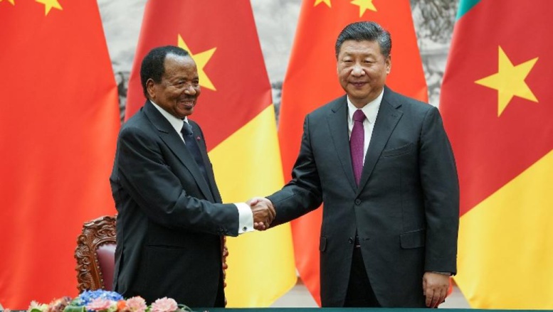 Le président camerounais Paul Biya accueilli en grande pompe à Pékin