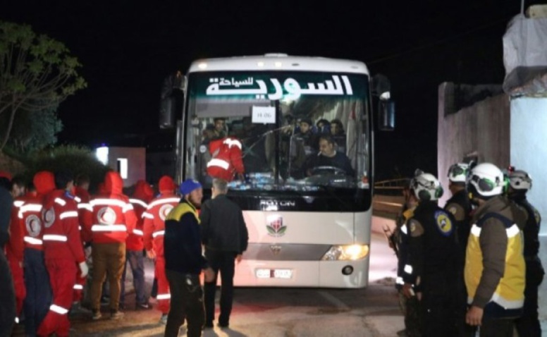Syrie: des rebelles évacués de la Ghouta arrivent à Idleb, selon l'OSDH