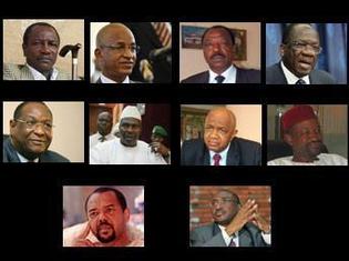 Guinée : Les 10 candidats à l'élection présidentielle.