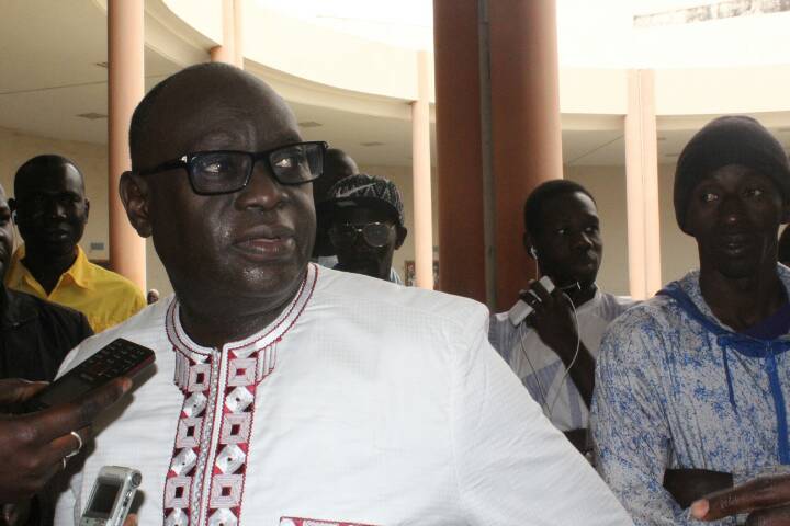 (Audio) Me El Haj Diouf après s'être entretenu avec son client Barthélémy Dias : "il m'a dit qu'il n'a insulté aucun magistrat et..."