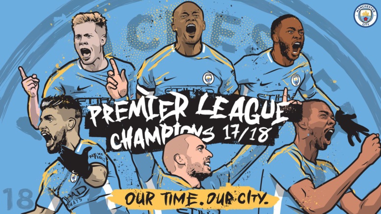 Manchester City officiellement champion d'Angleterre
