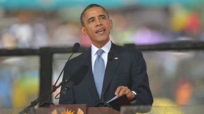 ​Obama à la fondation Mandela
