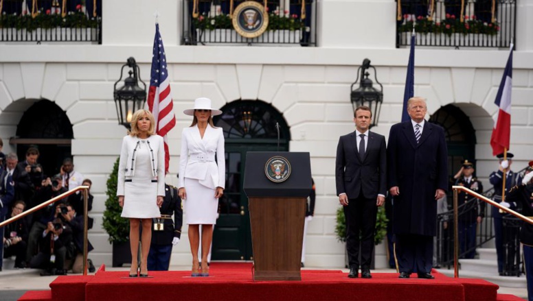 Maison Blanche : Trump et Macron affichent leur amitié avant les désaccords de fond Maison Blanche : Trump et Macron affichent leur amitié avant les désaccords de fond