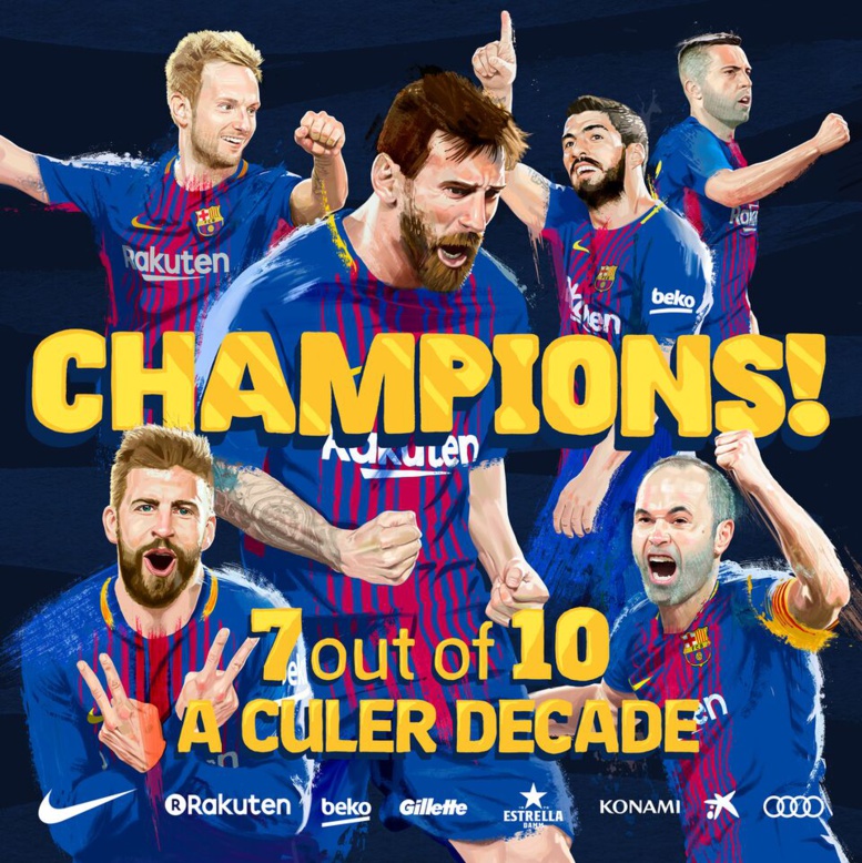 Le Barça est champion d'Espagne Le Barça est champion d'Espagne