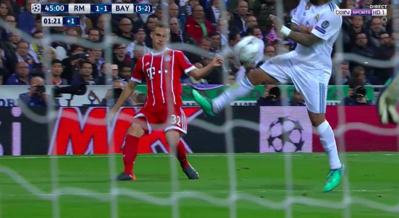 Real Madrid-Bayern Munich : 1-1 à la mi-temps avec deux pénaltys en faveur des Allemands oubliés par l'arbitre