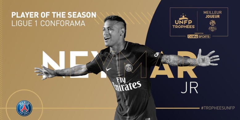 Trophées UNFP : Neymar élu meilleur joueur du Championnat  !