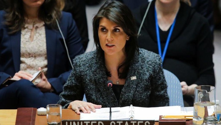Nikky Halley ambassadrice des Usa à l'Onu Nikky Halley ambassadrice des Usa à l'Onu