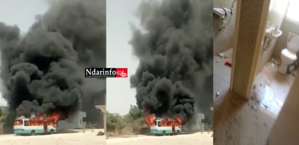 Urgent : les maisons de Mary Teuw Niane, du Recteur de l’Ugb et un bus de l'Olac saccagés