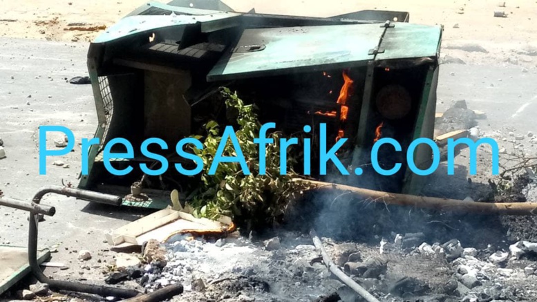 Les Images des violents affrontements à l'UCAD ce mercredi