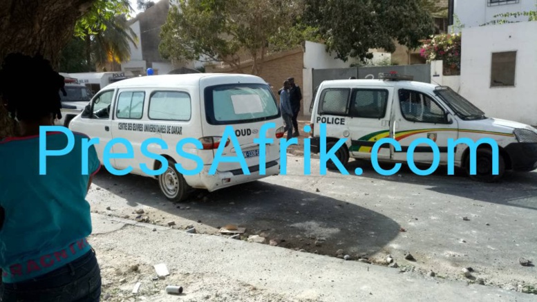 Plusieurs blessés notés du côté de l'Ucad : les secouristes à pied d'oeuvre Plusieurs blessés notés du côté de l'Ucad : les secouristes à pied d'oeuvre