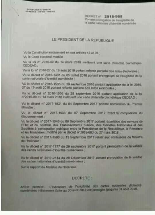 La validité des anciennes cartes d'identité numérisées encore prolongée