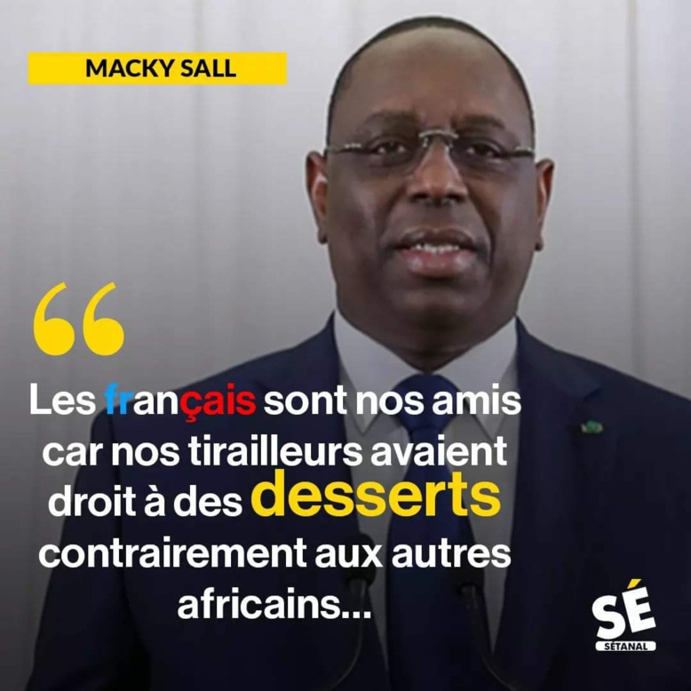 Macky défend la colonisation et indigne les internautes sénégalais : 