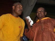 « Un fauteuil pour deux » à la tête de l'UFC : Gilchrist Olympio (g) et Jean-Pierre Fabre (d). AFP / Issouf Sanogo