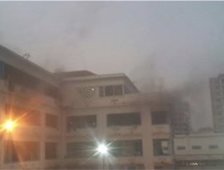 Le Pavillon A de l'UCAD prend feu