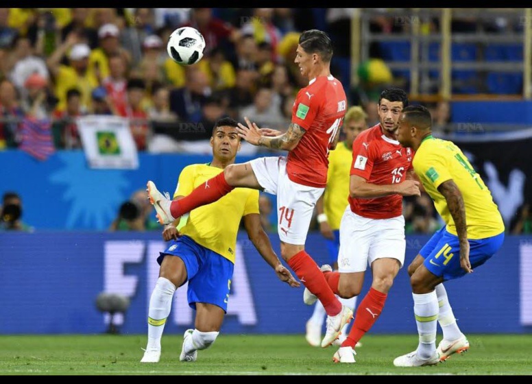 Le Brésil accroché par la Suisse (1-1)