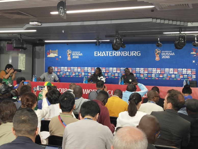 Conférence de presse d'avant-match : Aliou Cissé et Sadio Mané devant le journalistes Conférence de presse d'avant-match : Aliou Cissé et Sadio Mané devant le journalistes