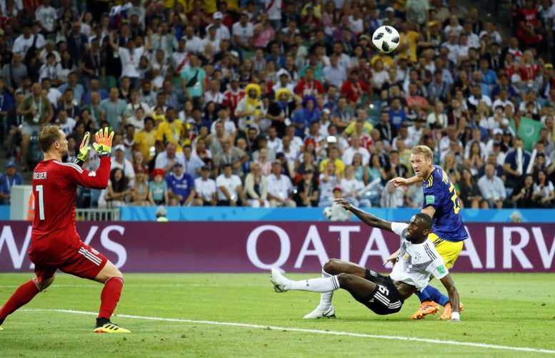 Mi-temps Allemagne-Suède : les champions du monde en titre provisoirement éliminés Mi-temps Allemagne-Suède : les champions du monde en titre provisoirement éliminés