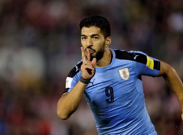 #CM2018 : Regardez le but de Luis Suarez