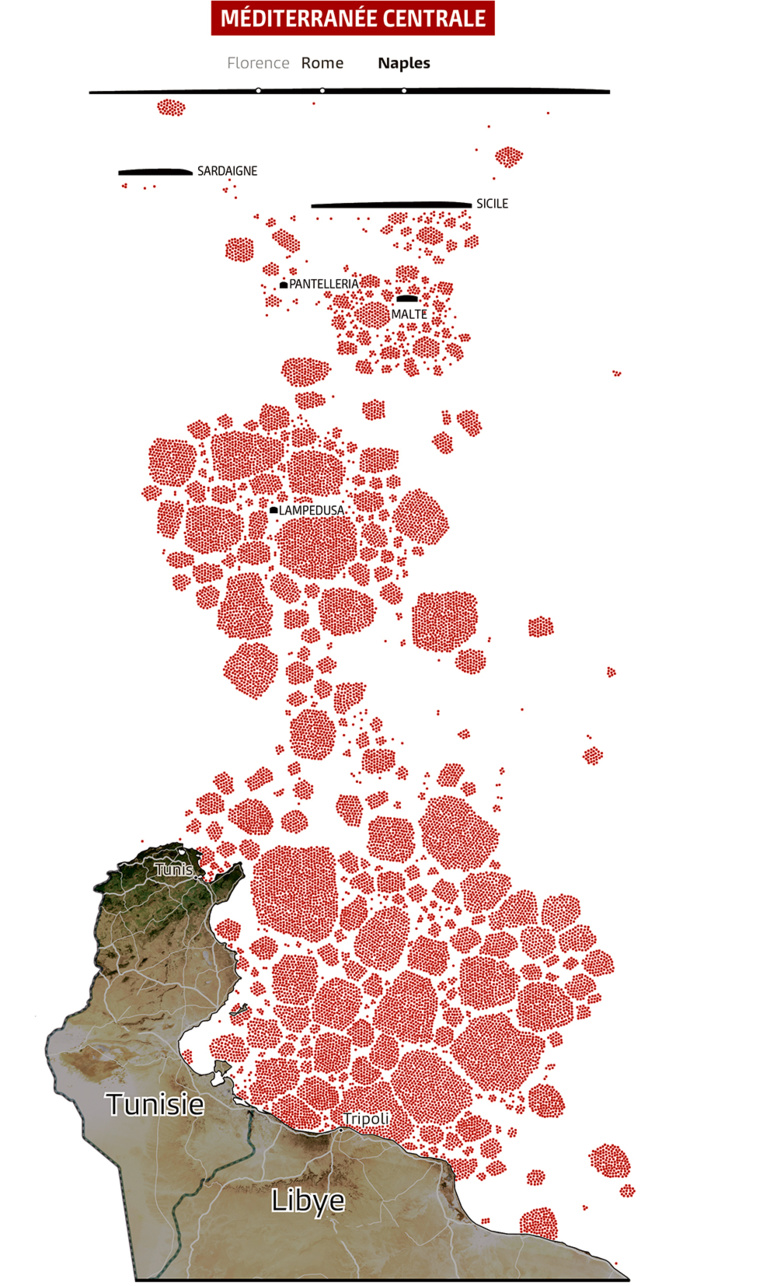Immigration : Découvrez les trois grandes voies migratoires de la Méditerranée Immigration : Découvrez les trois grandes voies migratoires de la Méditerranée