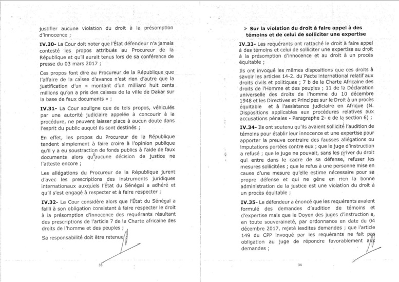 Découvrez l'intégralité de l'arrêt de la Cour de justice de la CEDEAO Découvrez l'intégralité de l'arrêt de la Cour de justice de la CEDEAO