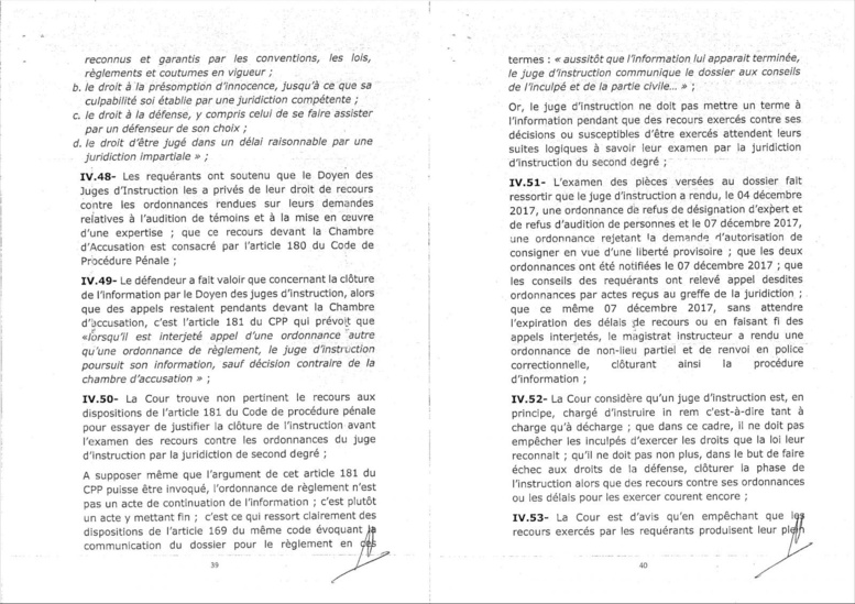 Découvrez l'intégralité de l'arrêt de la Cour de justice de la CEDEAO Découvrez l'intégralité de l'arrêt de la Cour de justice de la CEDEAO