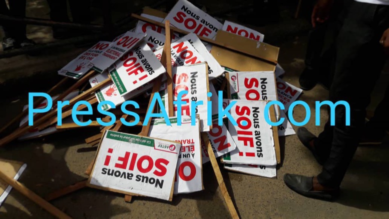 Les premières images de la marche de l'opposition de ce vendredi Les premières images de la marche de l'opposition de ce vendredi