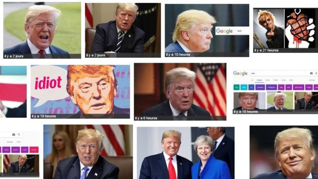 ​Google associe Donald Trump au mot idiot