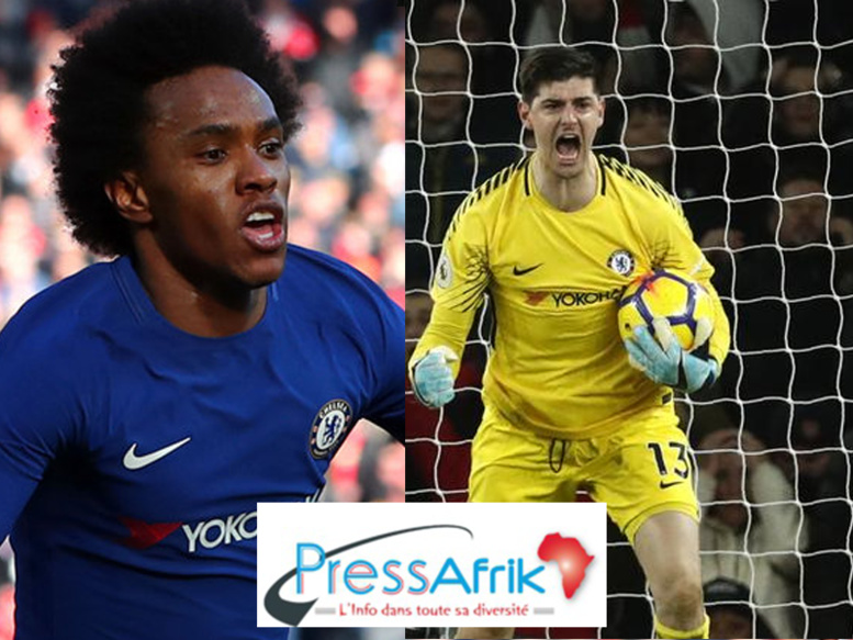 Real : 110 M€ pour le duo Courtois-Willian ? Real : 110 M€ pour le duo Courtois-Willian ?
