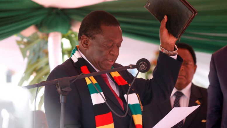 Zimbabwe: Emmerson Mnangagwa officiellement investi président prête serment