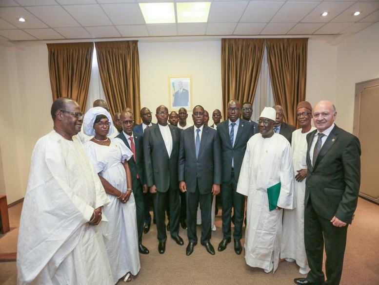 Vivez les images de la rencontre entre Macky Sall et Alioune Badara Cissé