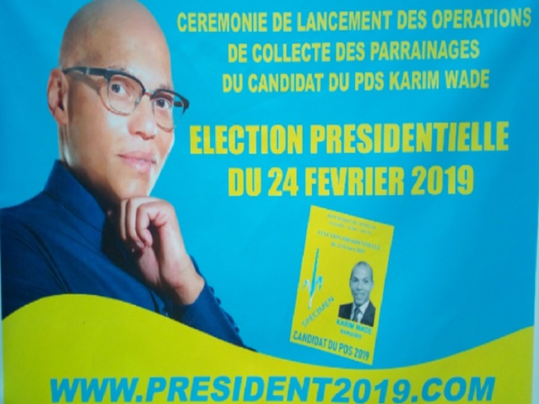 Présidentielle de 2019 : Karim Wade lance sa campagne de parrainage ce samedi Présidentielle de 2019 : Karim Wade lance sa campagne de parrainage ce samedi