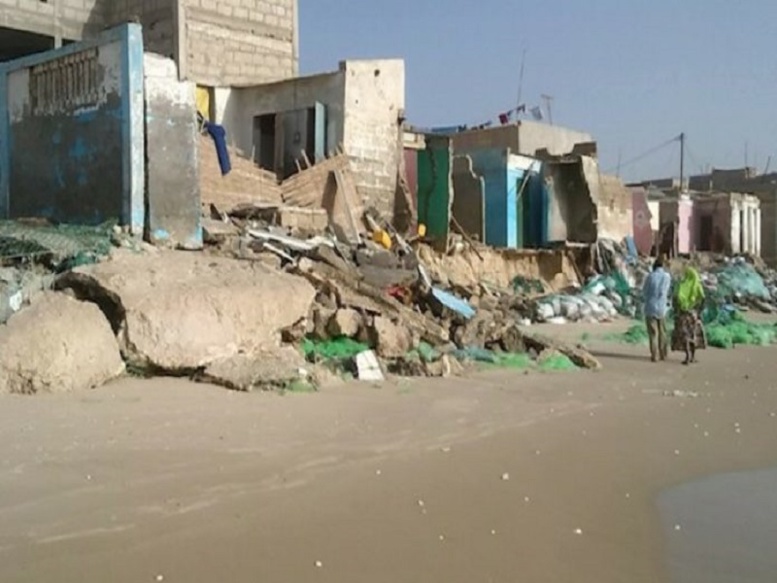 Mbour : des habitations englouties par la mer