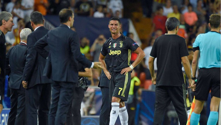 Valence -Juventus : Cristiano Ronaldo expulsé!