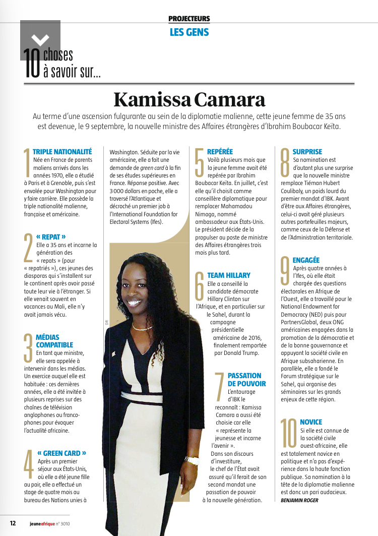 10 choses à connaitre sur la star du gouvernement malien