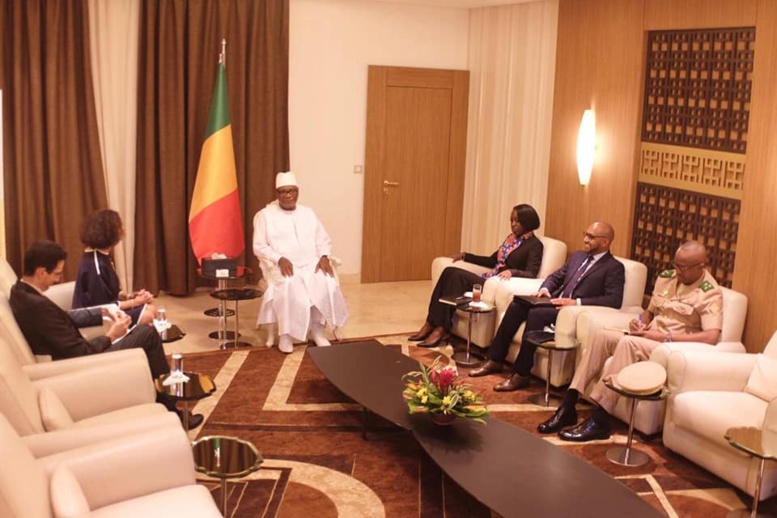 Mali: l’Ambassadrice de France Évelyne Decorps fait ses adieux au président IBK