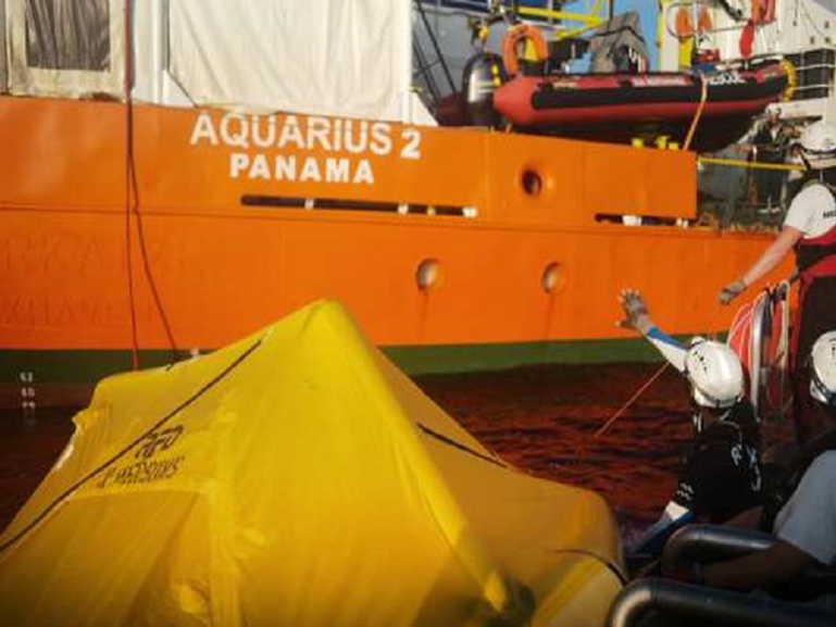 Les 58 migrants à bord de l’« Aquarius » répartis entre quatre pays, dont la France Les 58 migrants à bord de l’« Aquarius » répartis entre quatre pays, dont la France
