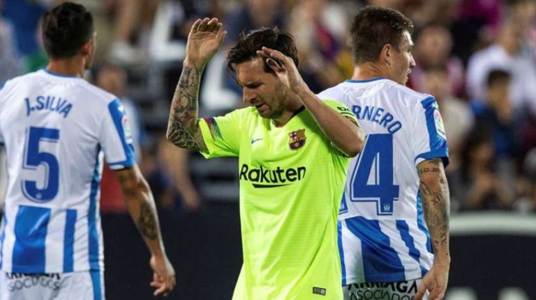 Liga : Leganés fait tomber le Barça ! (2-1) Liga : Leganés fait tomber le Barça ! (2-1)