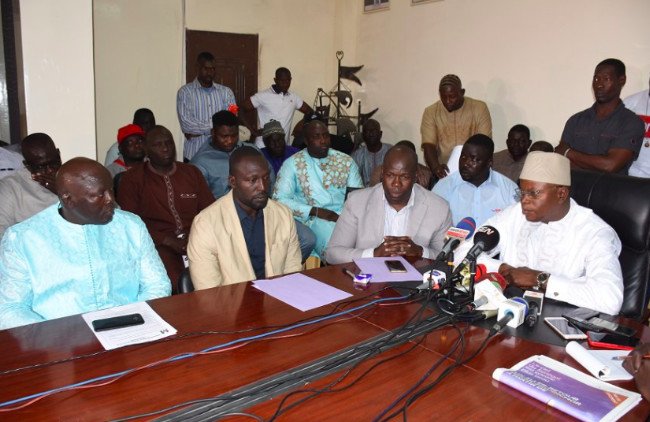 Le Collectif des lutteurs à l'Ofnac pour dénoncer 