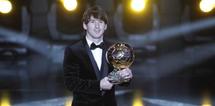 L'Argentin Lionel Messi double Ballon d'Or 2009 et 2010. Reuters