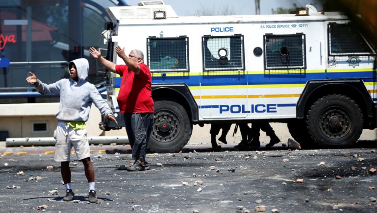 Afrique du Sud: violences dans le quartier de Westbury à Johannesburg