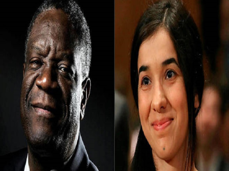 Le prix Nobel de la paix décerné au Congolais Mukwege et à la Yézidie Murad Le prix Nobel de la paix décerné au Congolais Mukwege et à la Yézidie Murad