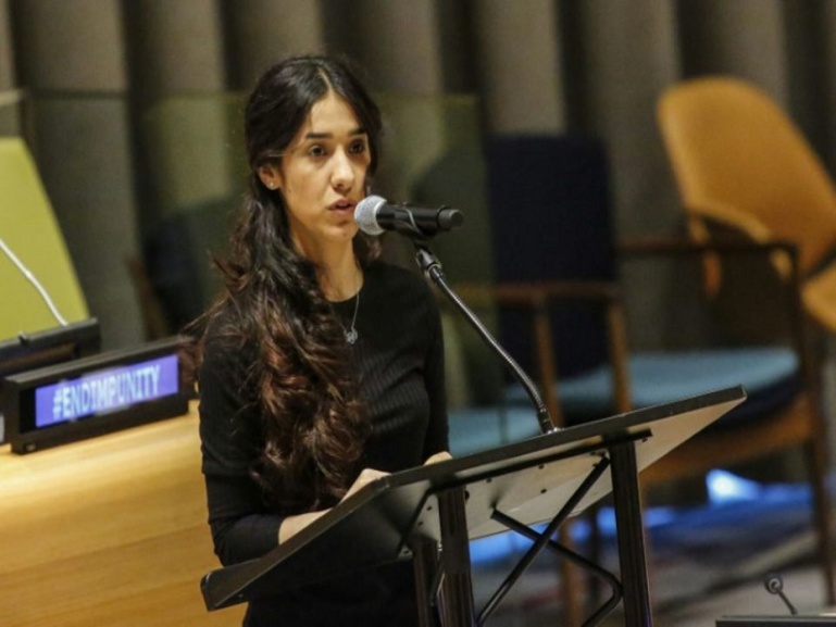 Nadia Murad, de l’esclavage des jihadistes au Nobel de la paix Nadia Murad, de l’esclavage des jihadistes au Nobel de la paix