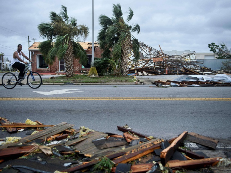 Etats-Unis : l’ouragan Michael rétrogradé en tempête tropicale Etats-Unis : l’ouragan Michael rétrogradé en tempête tropicale