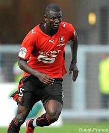 Foot-Rennes: Kader Mangane touché à la cuisse