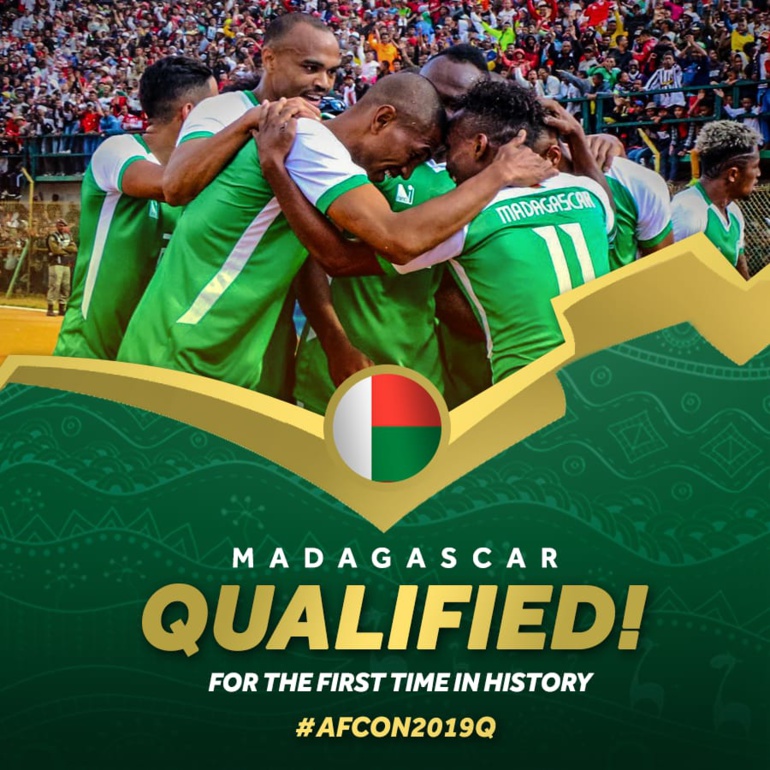 Le Madagascar bat la Guinée Equatoriale (1-0) et se qualifie pour la Can 2019