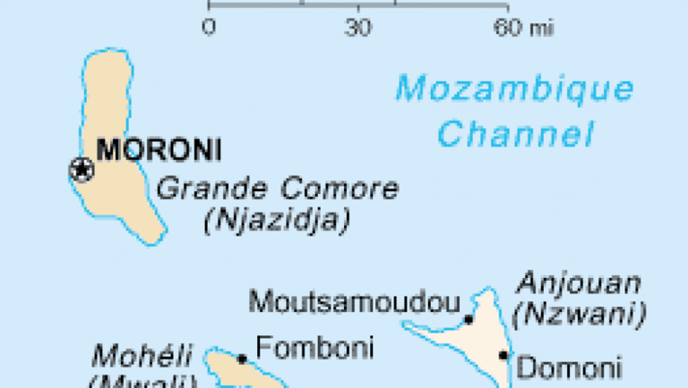 Comores: trois morts dans des affrontements armés sur l'île d'Anjouan Comores: trois morts dans des affrontements armés sur l'île d'Anjouan
