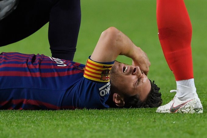 #BARSEV : Lionel Messi sort sur blessure à la 25e