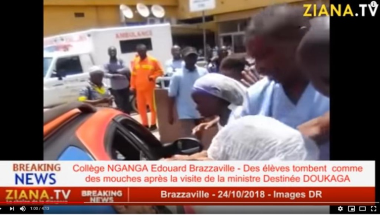 Congo: scène d'hystérie collective inexpliquée dans un lycée de Brazzaville Congo: scène d'hystérie collective inexpliquée dans un lycée de Brazzaville