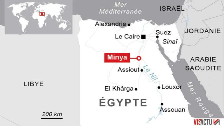 Egypte: sept morts dans une attaque contre un bus de fidèles coptes (Eglise) Egypte: sept morts dans une attaque contre un bus de fidèles coptes (Eglise)
