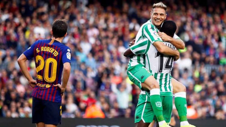 Liga : le Betis maîtrise le Barça au Camp Nou ! Liga : le Betis maîtrise le Barça au Camp Nou !